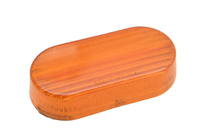 Bargman 52 Amber 3-7/8 x 2 x 13/16" Lens