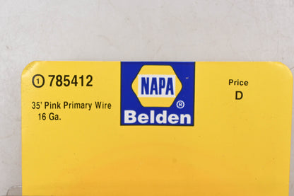 Napa 785412 Pink Primary Wire 16 Gauge 35' NOS