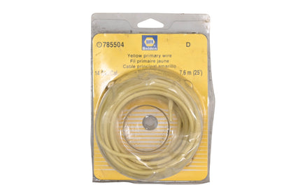 Napa 785504 Yellow Primary Wire 14 Gauge 25' NOS