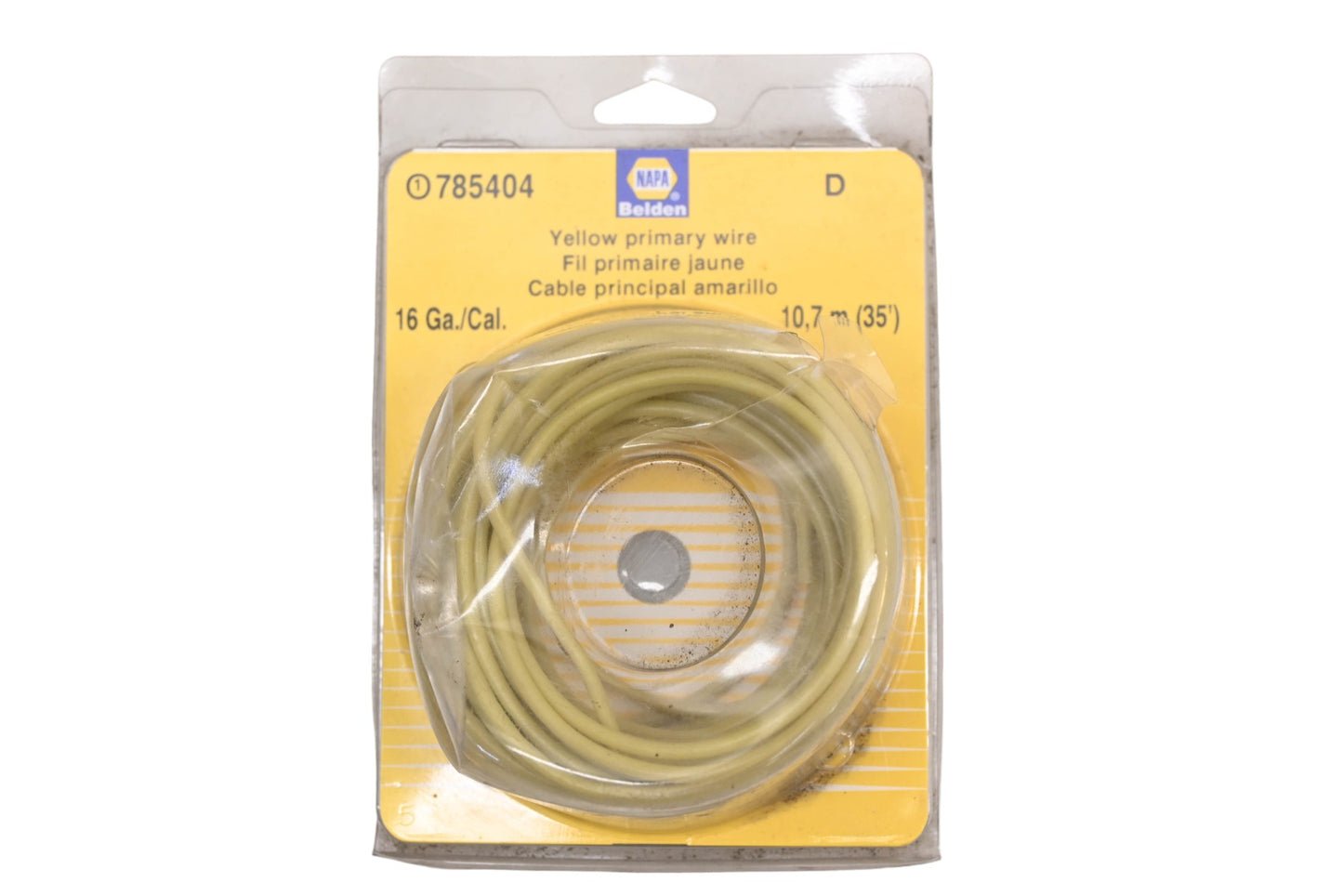 Napa 785504 Yellow Primary Wire 16 Gauge 35' NOS