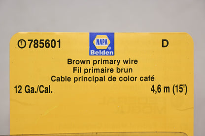 Napa 785601 Green Primary Wire 12 Gauge 15' NOS
