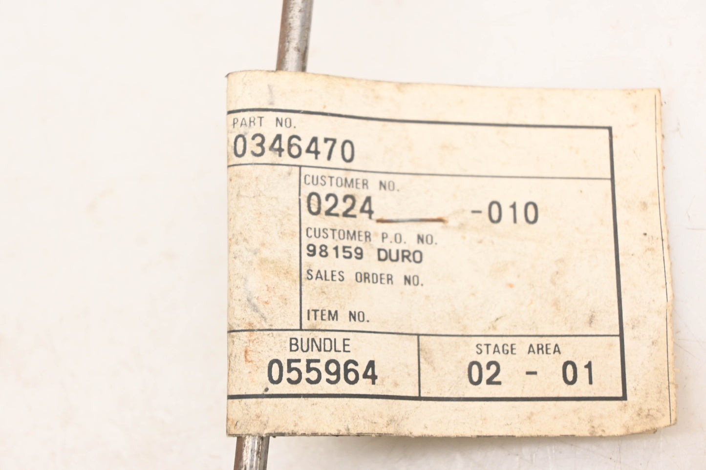 Caterpillar 0346470 Tube Assembly NOS