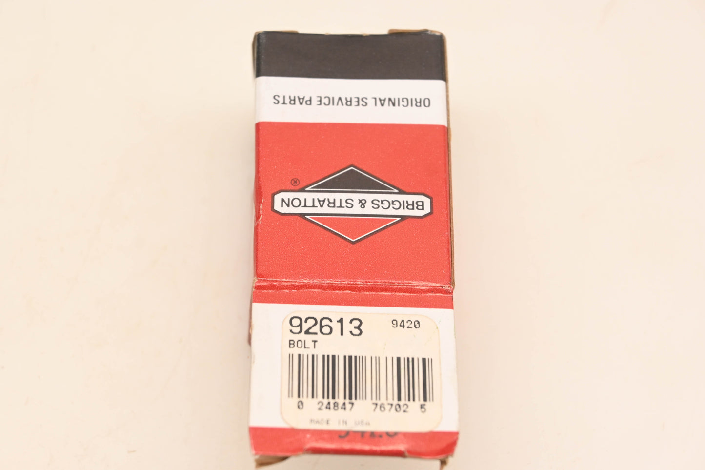 New OEM Briggs & Stratton 92613 Governor Control Bolt NOS