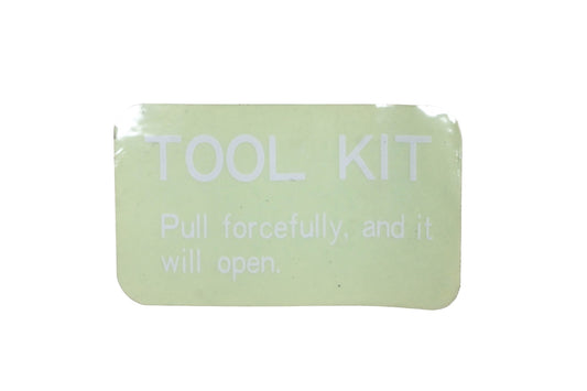 Kubota 66601-48270 Tool Box Label NOS