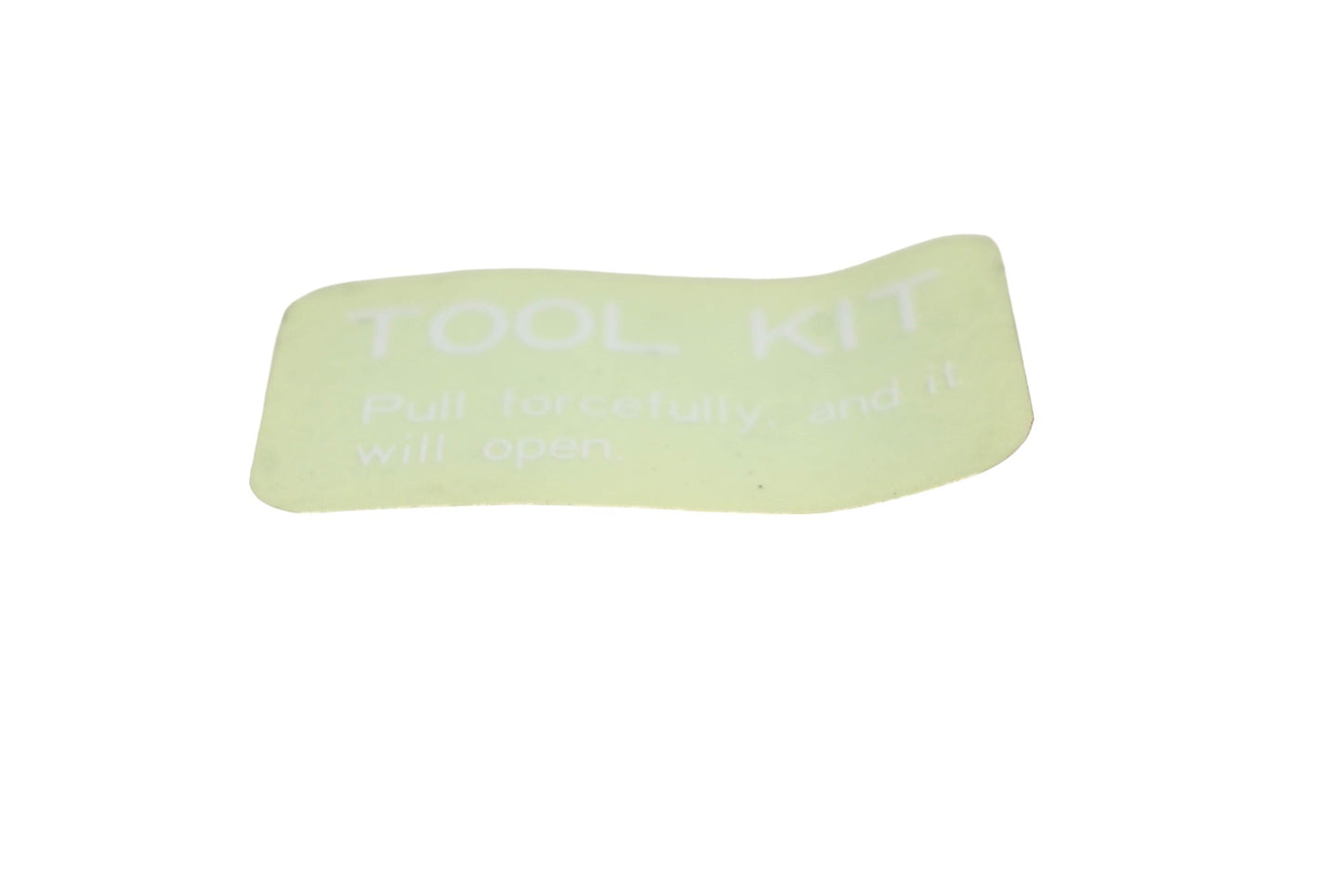 Kubota 66601-48270 Tool Box Label NOS