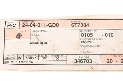 Caterpillar 6T7384, 6T-7384 Gaskets Qty 2 NOS