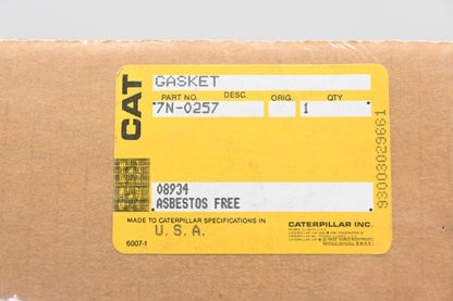 Caterpillar 7N0257, 7N-0257 Gasket NOS