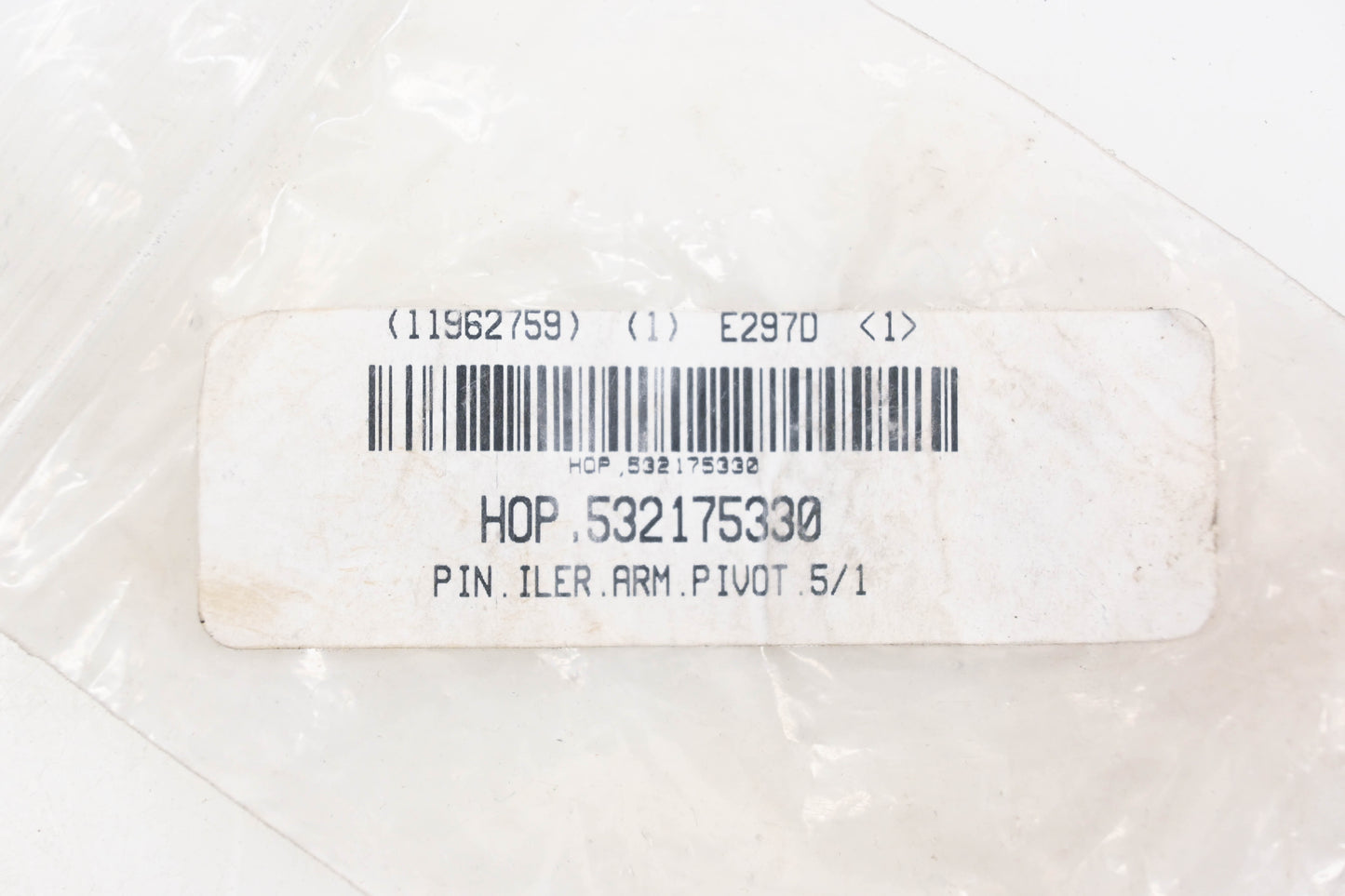 New OEM Husqvarna 532175330 Idler Pivot Pin NOS