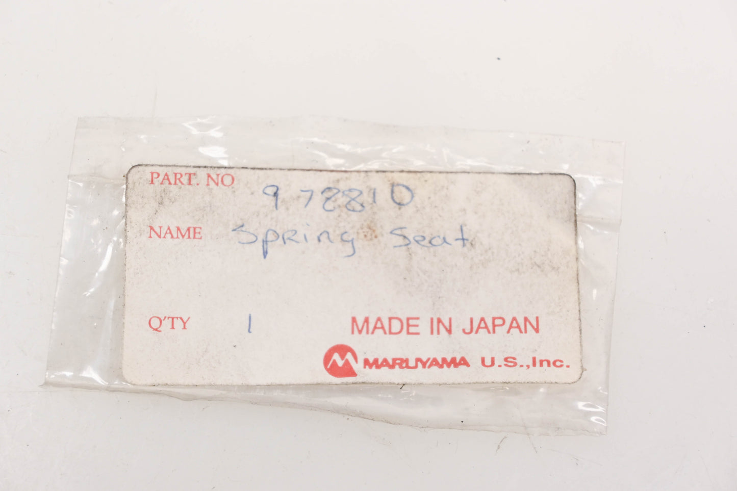 Maruyama 691799 Carburetor Spring Seat NOS