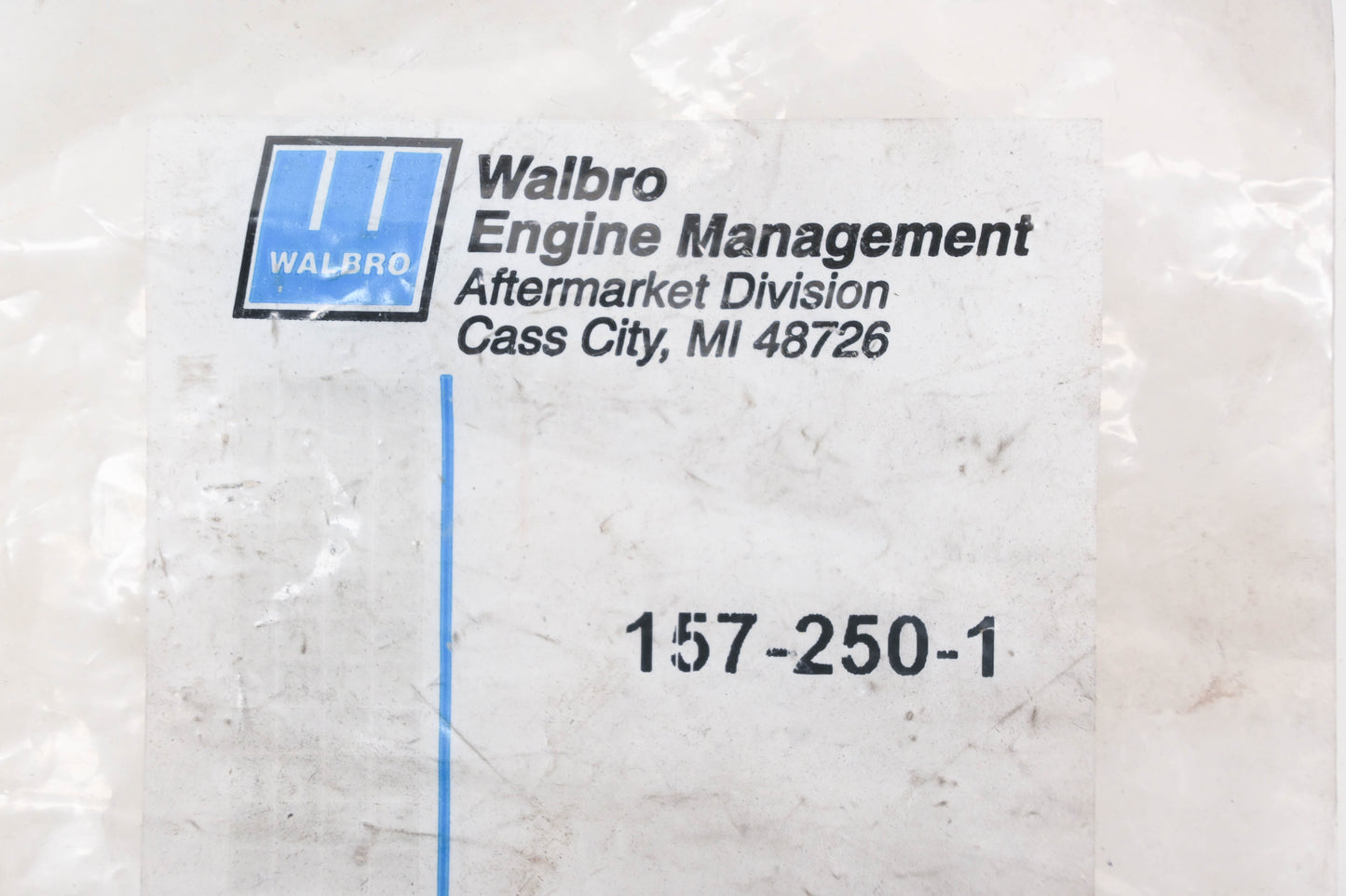 Walbro 157-250-1 Air Cleaner Plate NOS