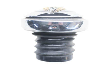 OEM Harley-Davidson 99668-04 Chrome Flame Logo Gas Cap