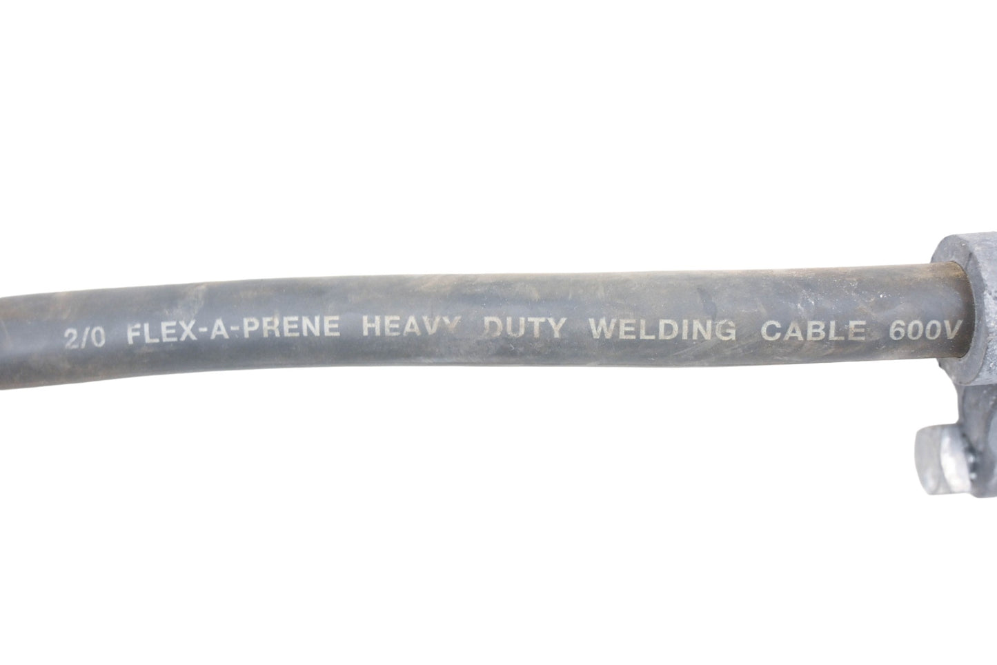 Flex-A-Prene ZG010-20 Heavy Duty 1' Welding Cable 2/0 Gauge 600v