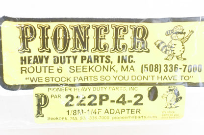 Pioneer PAR-222P-4-2, 222P-4-2 1/8M-1/4F Fitting Adaptor NOS