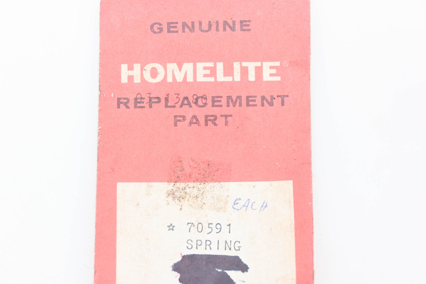 Homelite 70591 Throttle Safety Spring NOS