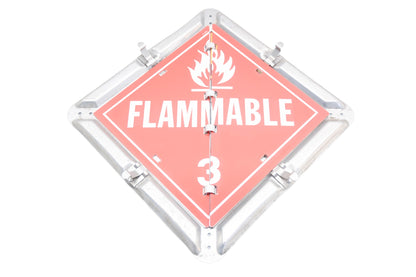 8-Legend Placard Display With All White Panels NOS