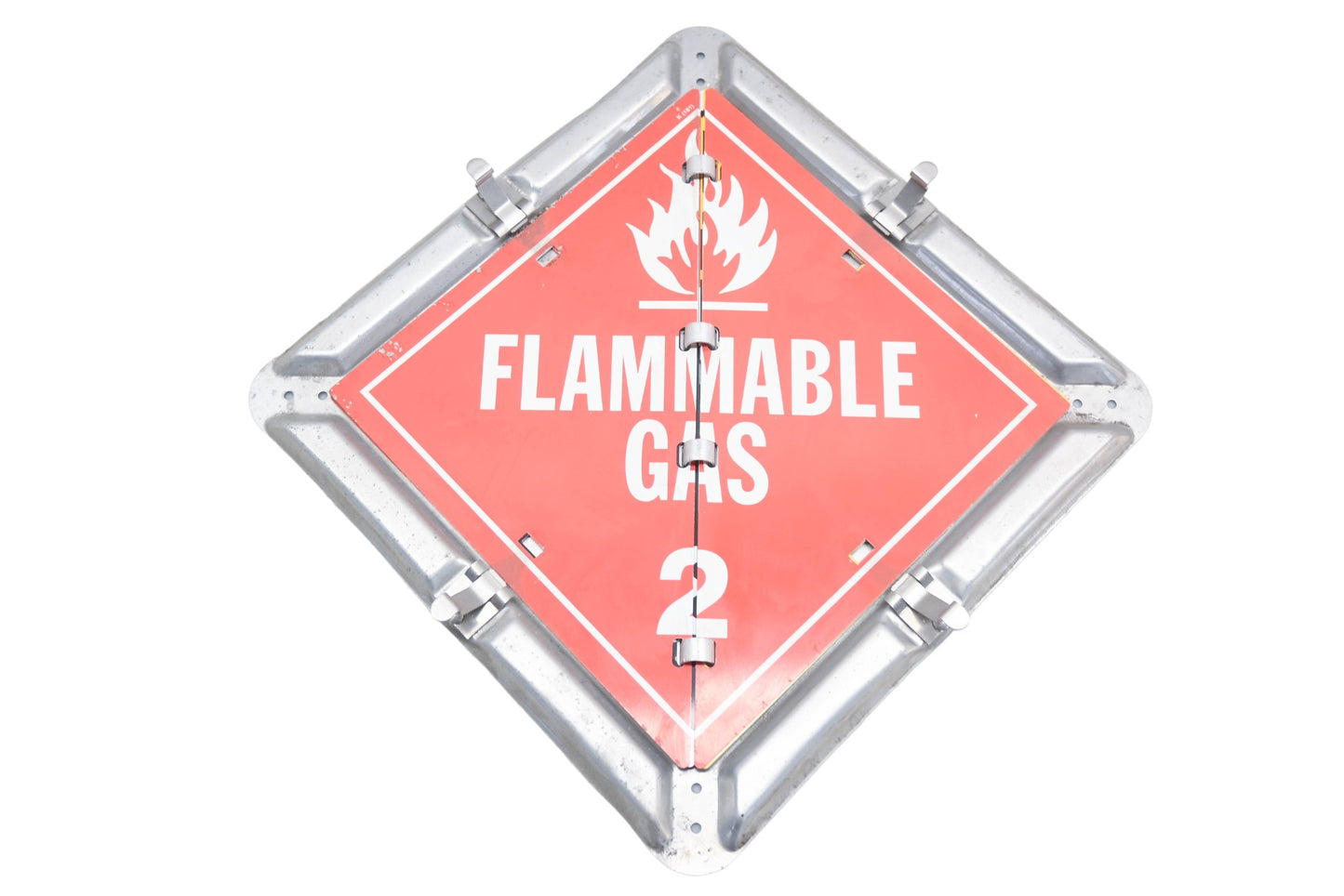 8-Legend Placard Display With All White Panels NOS