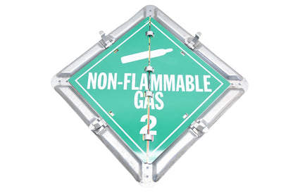 8-Legend Placard Display With All White Panels NOS