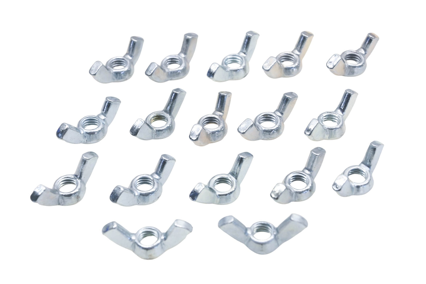 Fastenal 1137749 3/8-16 Zinc Plated Wing Nuts Qty 17 NOS