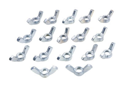 Fastenal 1137749 3/8-16 Zinc Plated Wing Nuts Qty 17 NOS