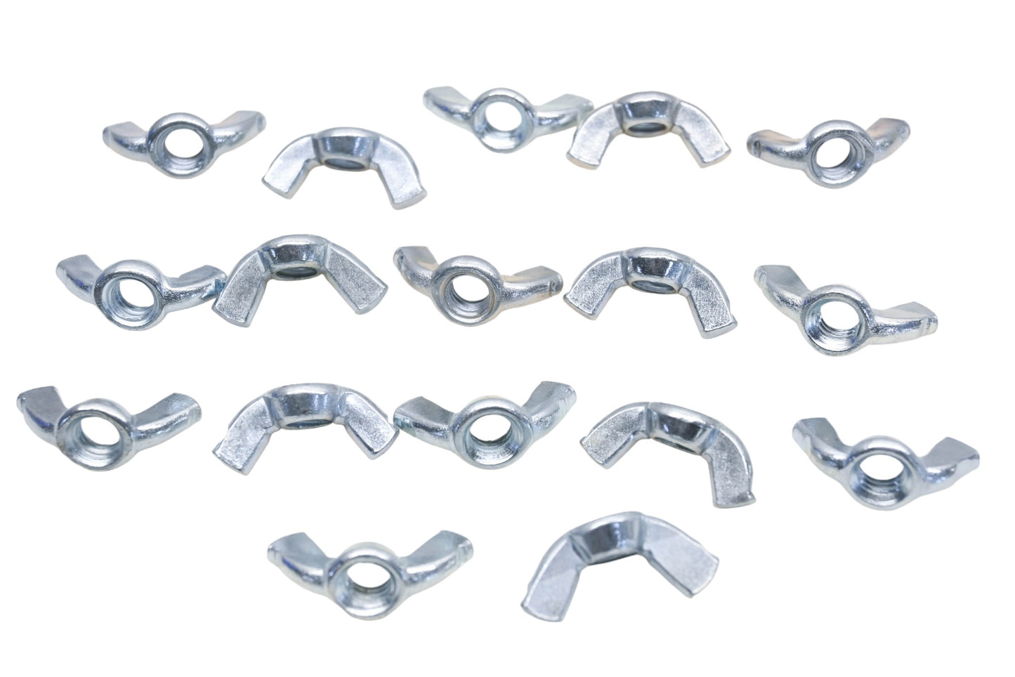 Fastenal 1137749 3/8-16 Zinc Plated Wing Nuts Qty 17 NOS