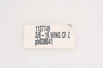 Fastenal 1137749 3/8-16 Zinc Plated Wing Nuts Qty 17 NOS