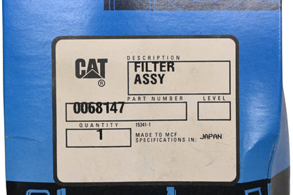 Caterpillar 0068147, 68147 Oil Filter NOS