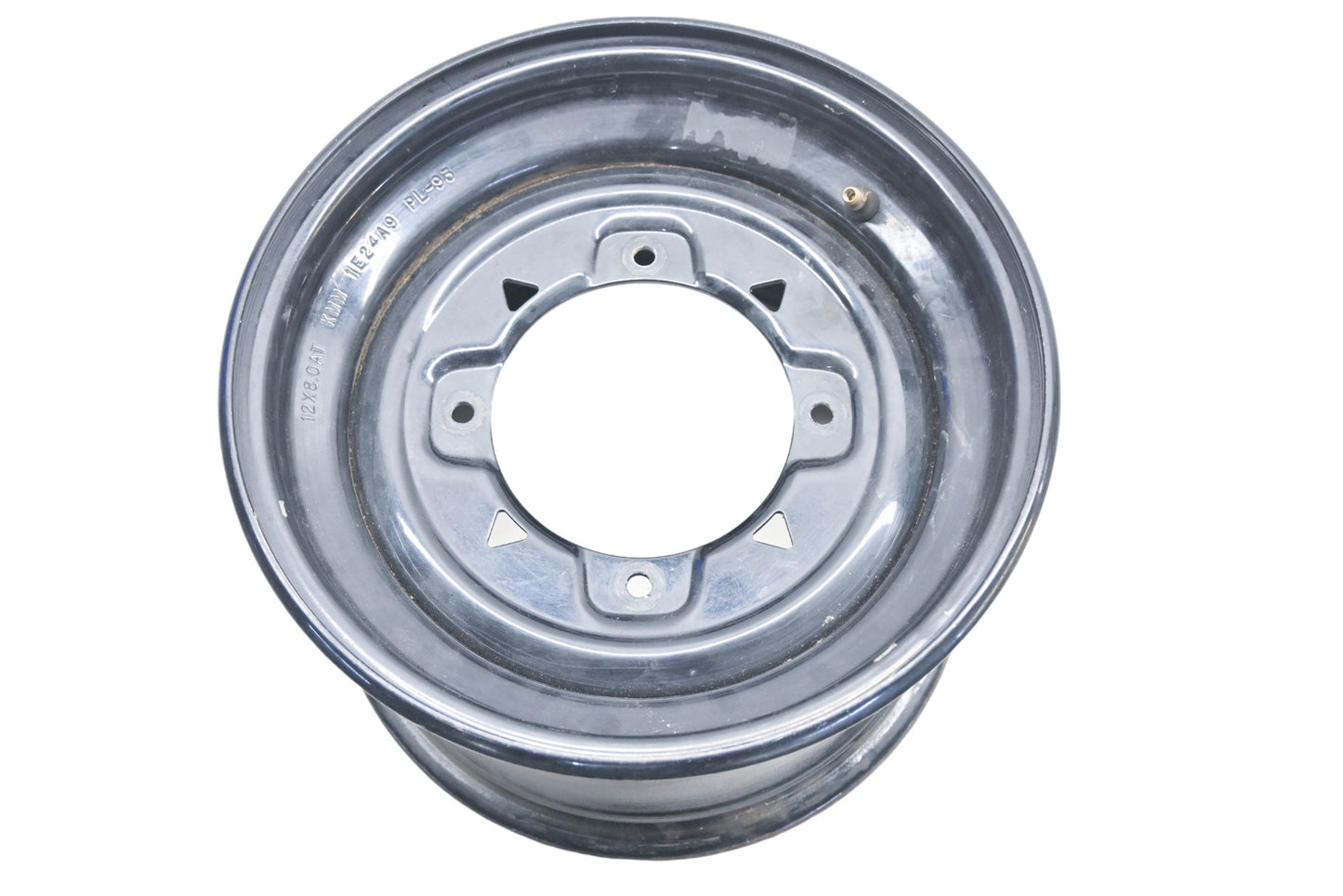 OEM Polaris 1523444-067 12x8 Black Wheel Rim
