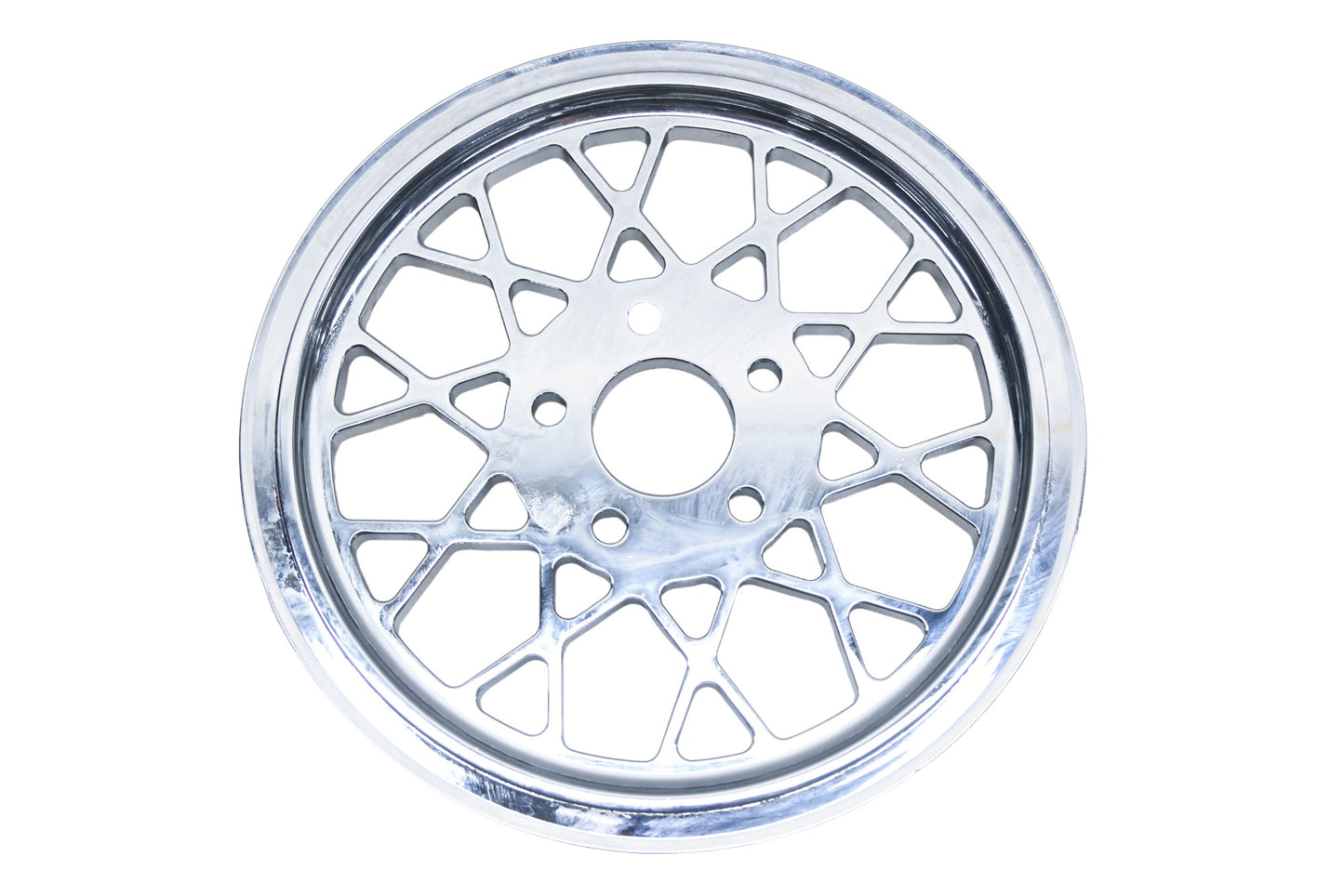 DNA Specialty M-PL-0204 Chrome 65TH X 1-1/8" Reare Belt Pulley NOS