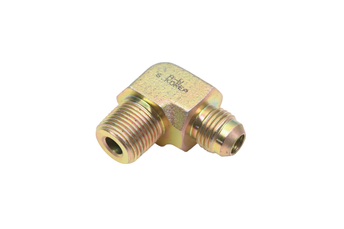 Aftermarket XJ018-14 Brass Male 90� Hydraulic Fitting NOS