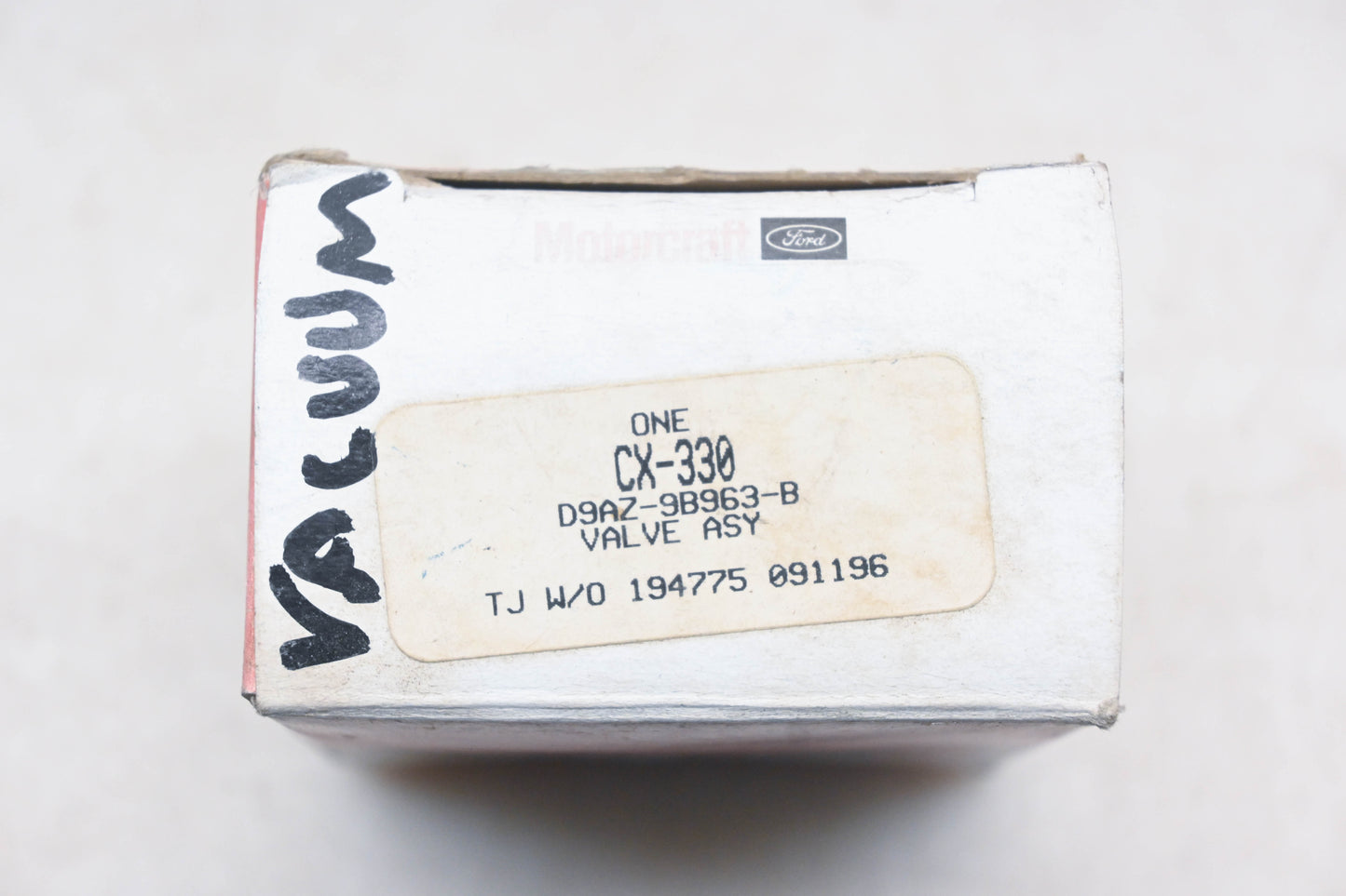New OEM Ford D9AZ-9B963-B, D9AZ9B963B, CX-330 Canister Purge Valve NOS