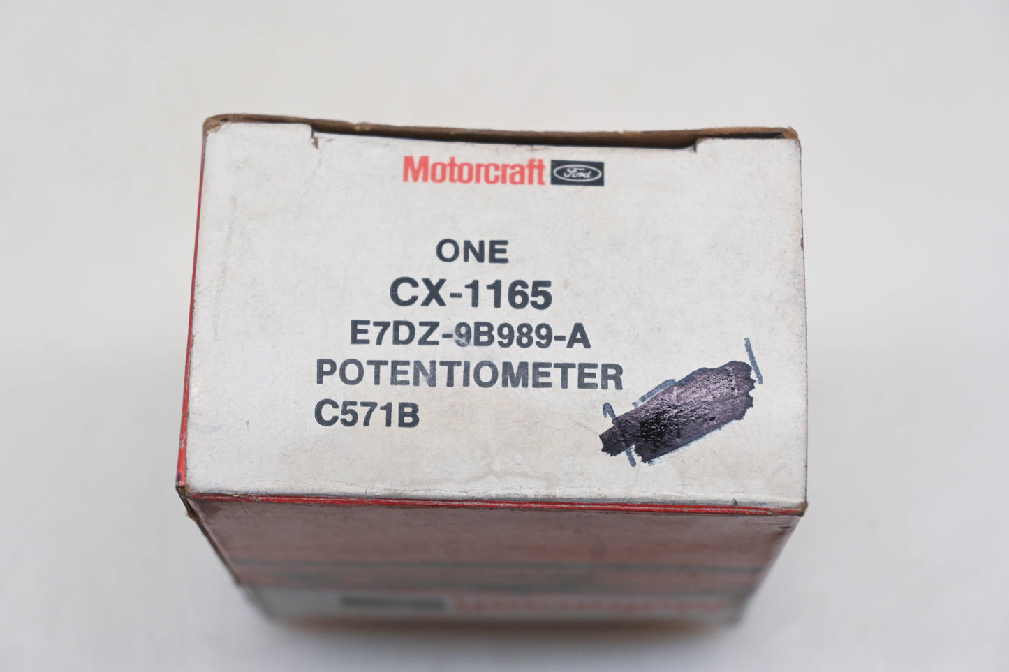 New OEM Ford E7DZ-9B989-A, E7DZ9B989A, CX-1165 Throttle Position Potentiometer NOS