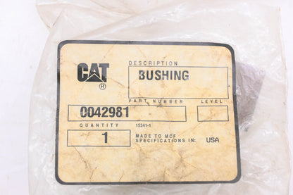 Caterpillar 42981, 0042981, 04-2981 Bushing NOS
