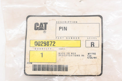 Caterpillar 29872, 0029872, 002-9872 Pin NOS