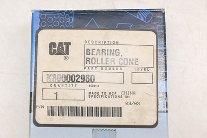 Caterpillar K800002980 Mitsubishi Bearing Roller Cone NOS
