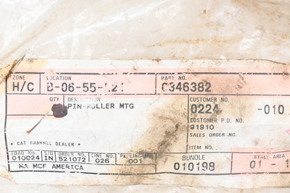 Caterpillar 346382, 0346382, 34-6382 Roller Mounting Pins Qty 2