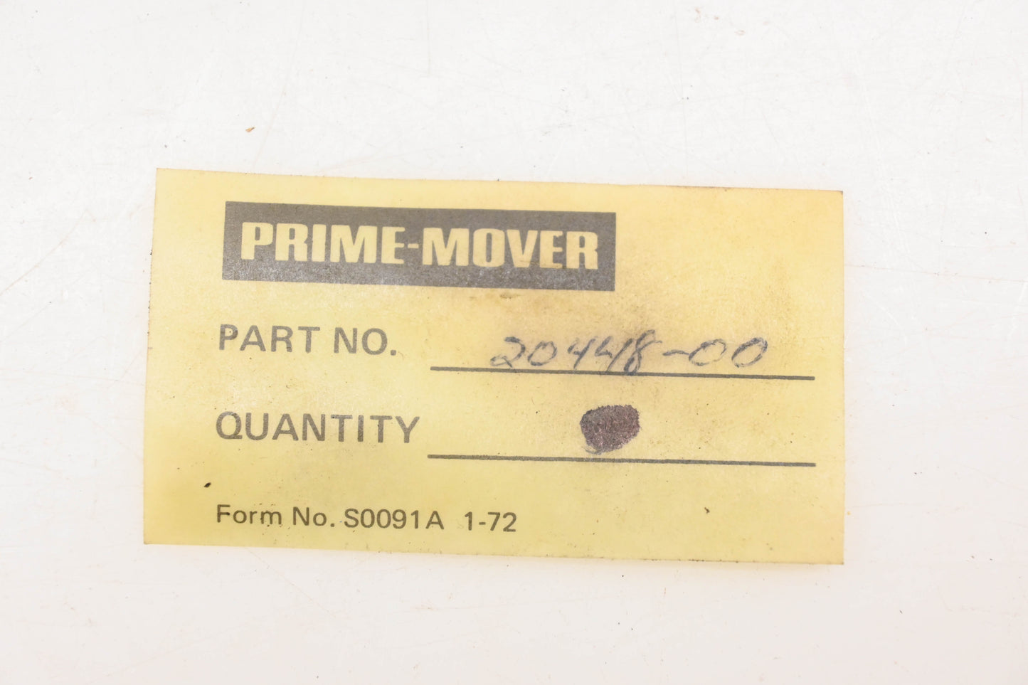 Prime-Mover 20448-00 Ball Bearing Assembly NOS