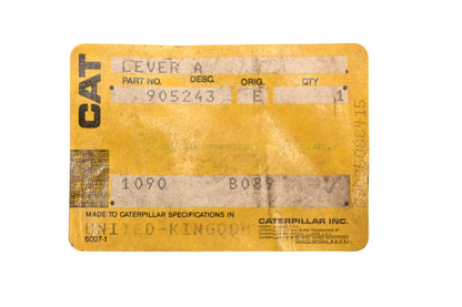 Caterpillar 0905243 Lever NOS