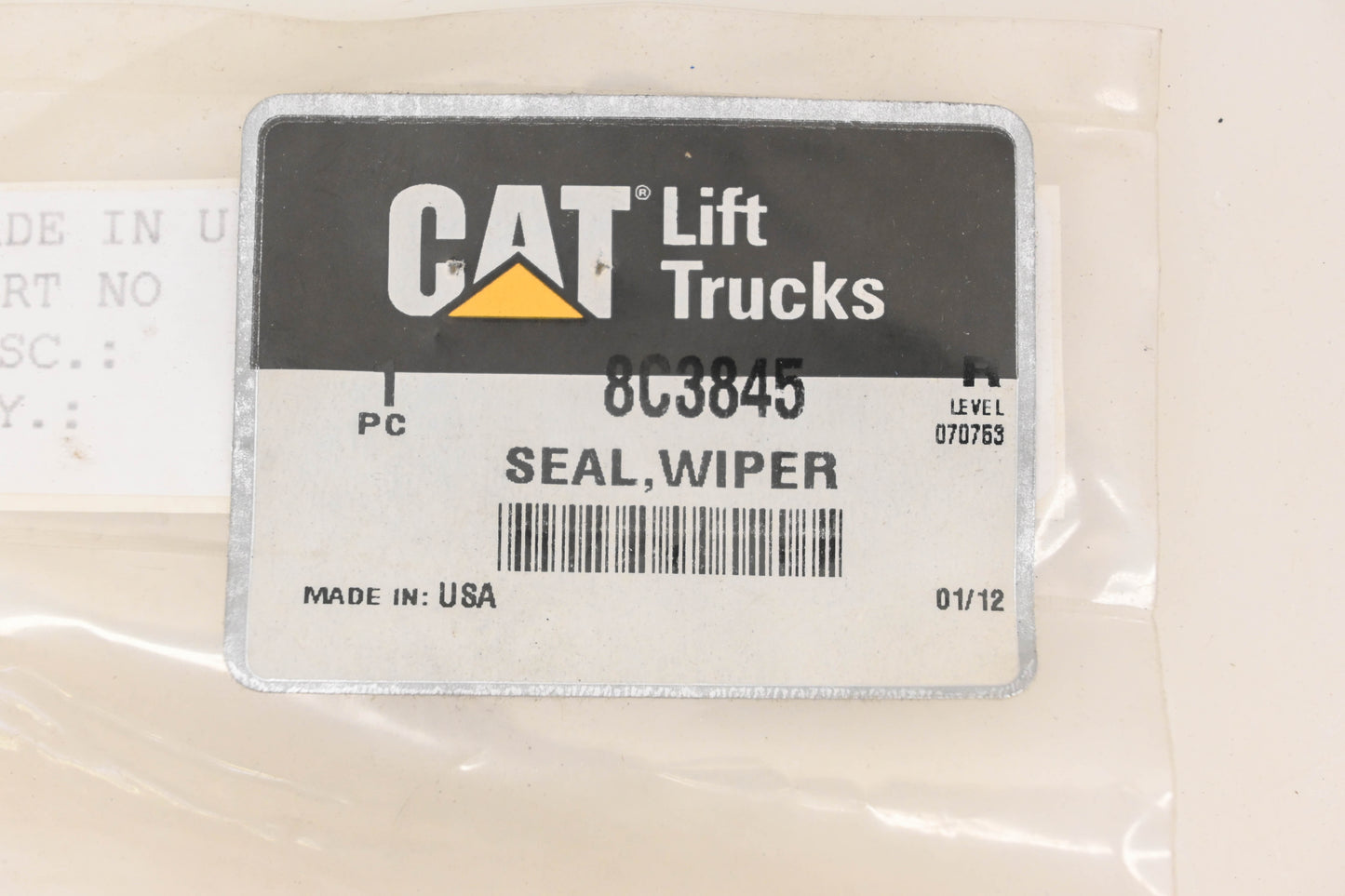 Caterpillar 8C3845, 8C-3845 Wiper Seal NOS