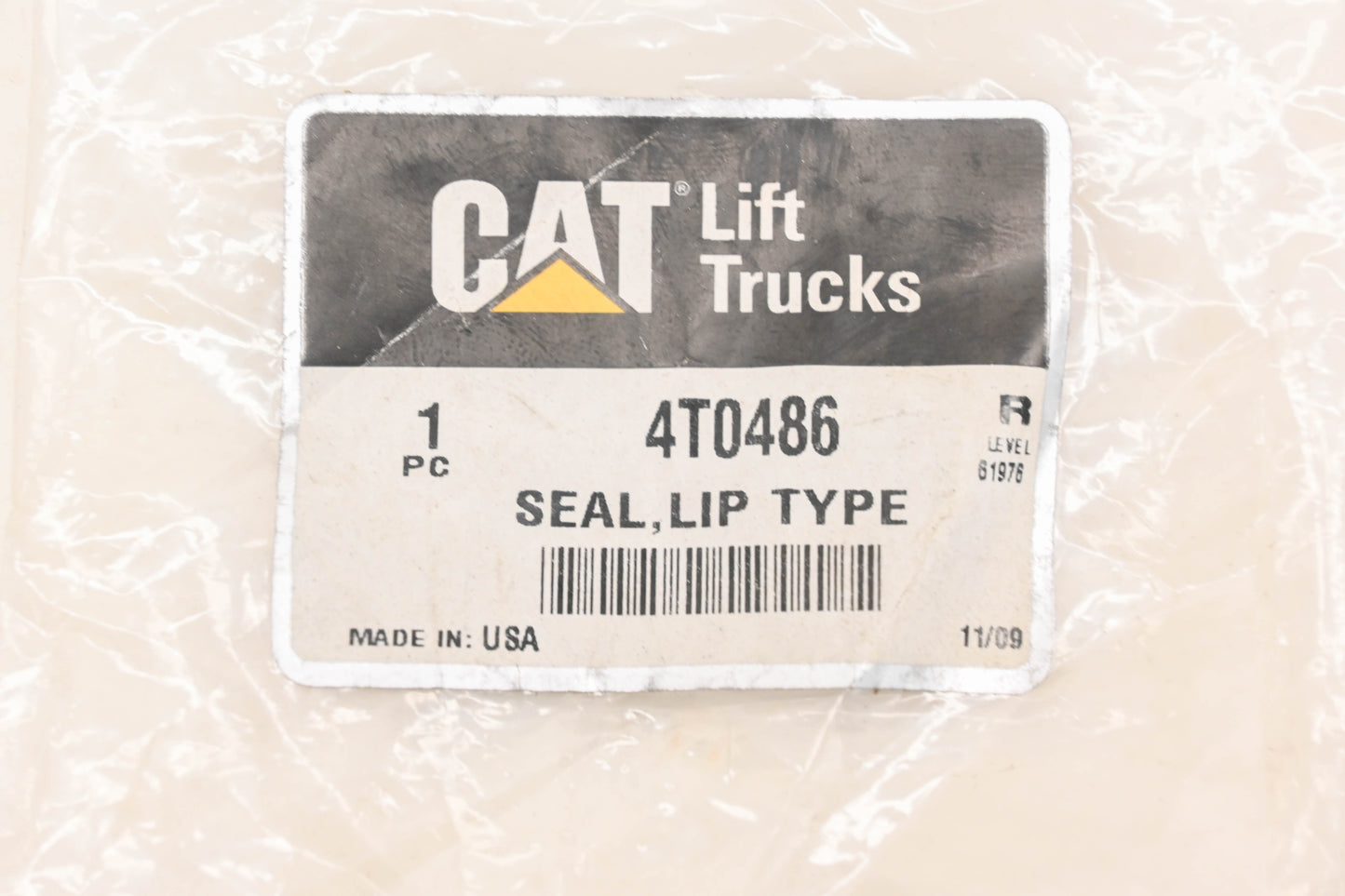 Caterpillar 4T0486, 4T-0486 Wiper Lip Seal NOS