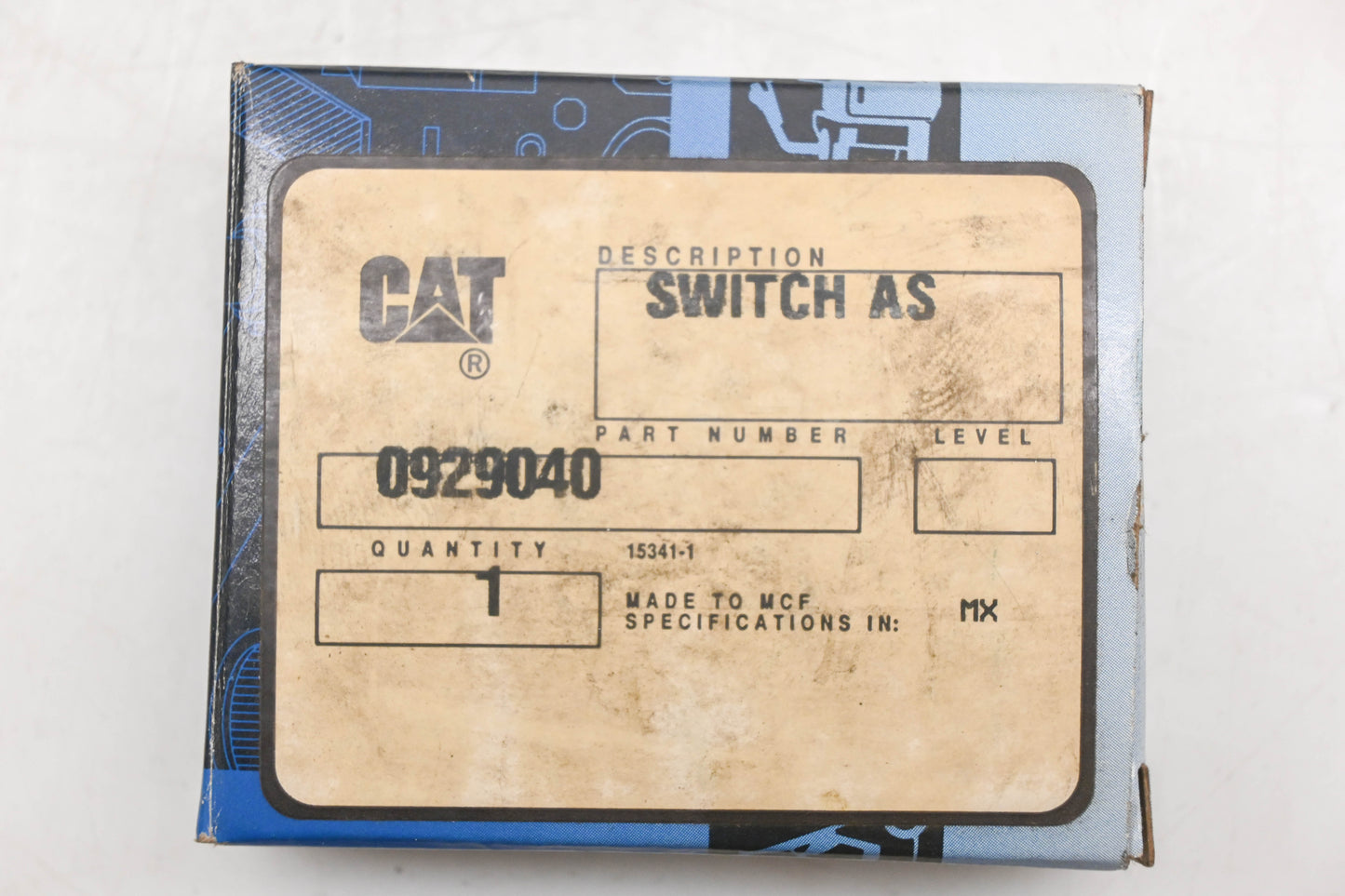 Caterpillar 929040, 0929040, 92-9040 Rocker Switch NOS