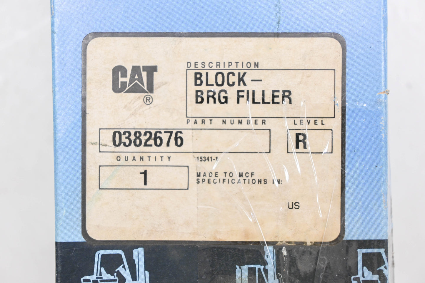 Caterpillar 382676, 0382676, 38-2676 Bearing Filler Block NOS