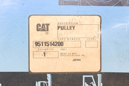 Caterpillar 9511514200 Double Groove Pulley NOS
