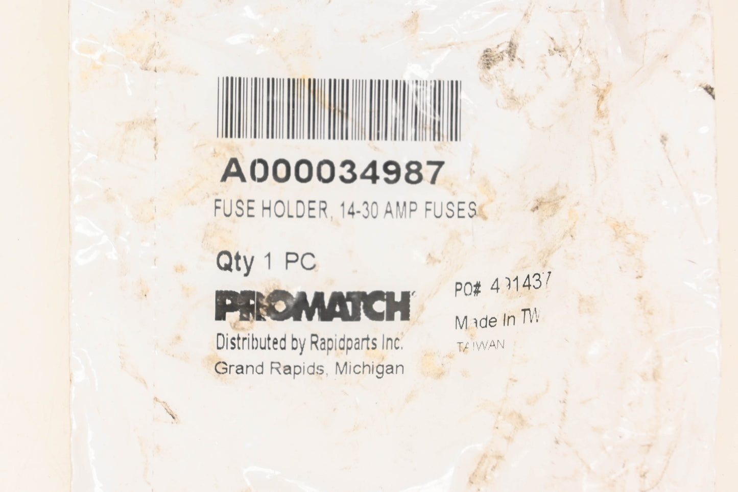 ProMatch A000034987 Inline 14-30 Amp Fuse Holder Kit NOS