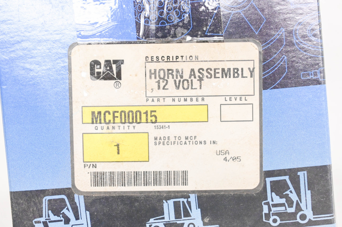 Caterpillar MCF00015 12v Horn Kit NOS