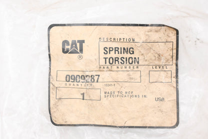 Caterpillar 909287, 0909287, 090-9287 Torsion Spring NOS