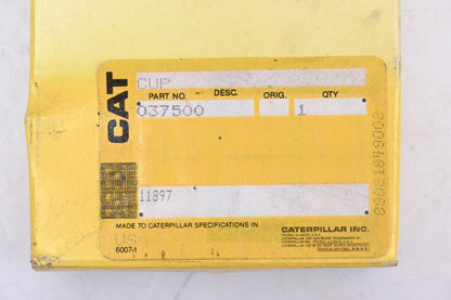 Caterpillar 37500, 037500, 24721 Timken Roller Bearing Cup NOS