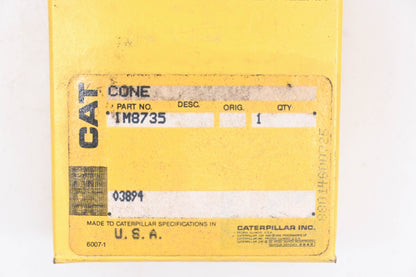 Caterpillar 1M8735, 1M-8735, 4T-LM501349 NTN Tapered Roller Bearing Cone NOS