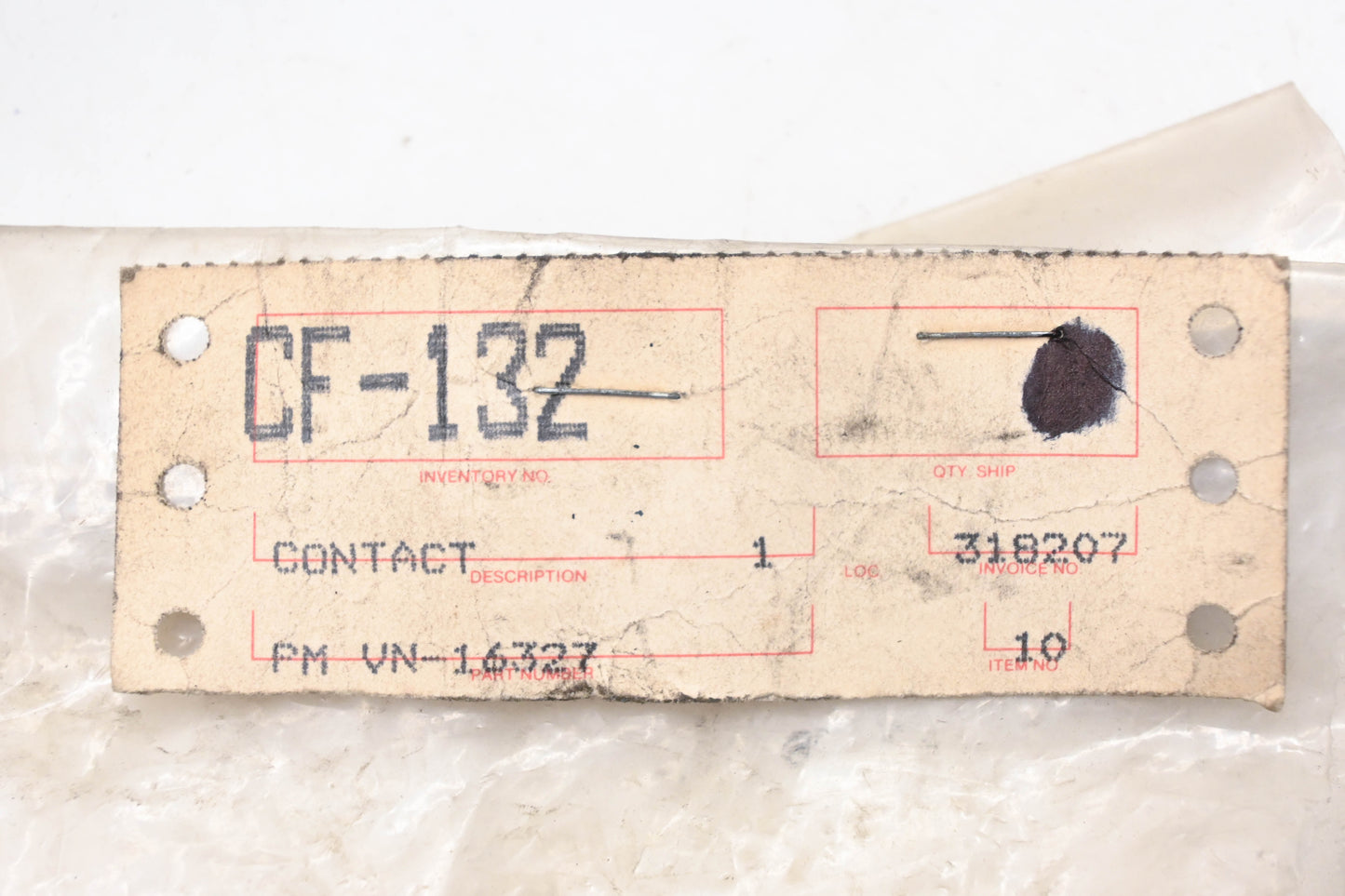 Intrupa CF-132, VN-16327 Contact NOS