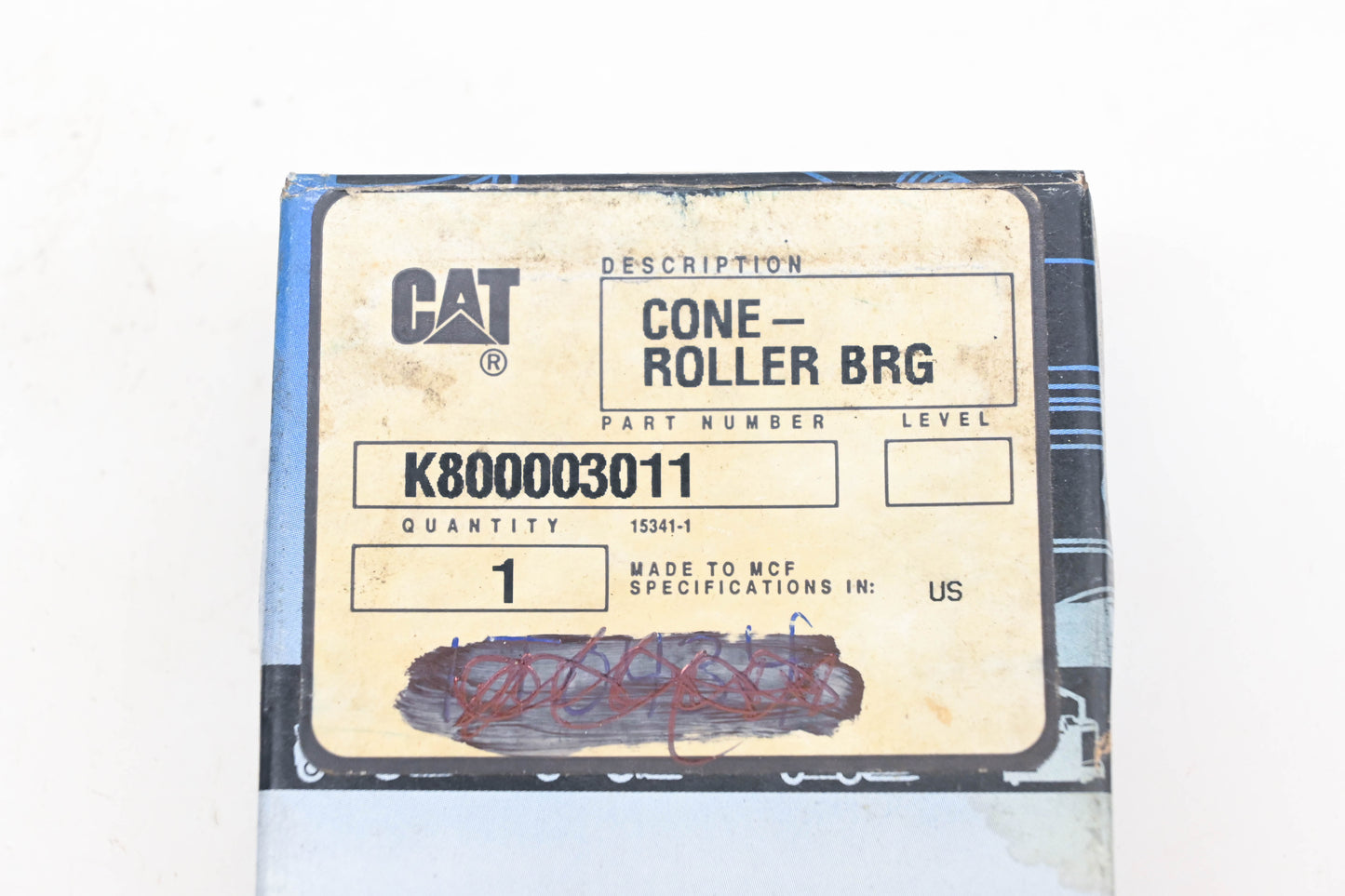 Caterpillar K800003011 Timken Tapered Roller Bearing Cone NOS
