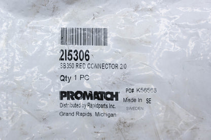 ProMatch 2I5306, SB350 Red Battery Connector Kit NOS
